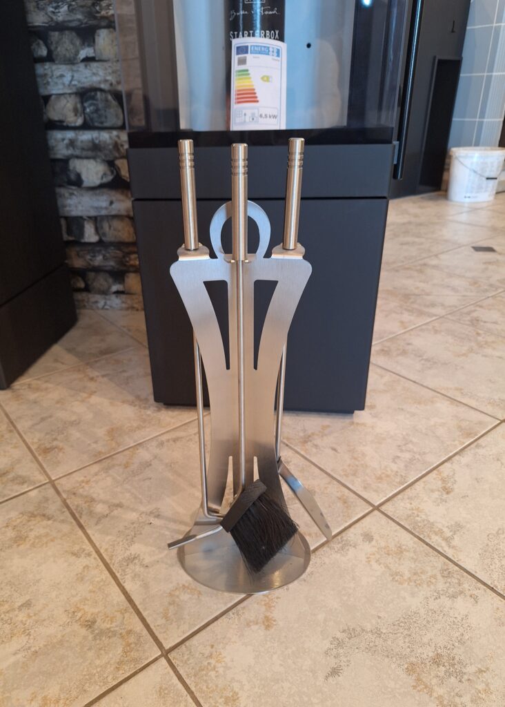 Edelstahl Kaminbesteck