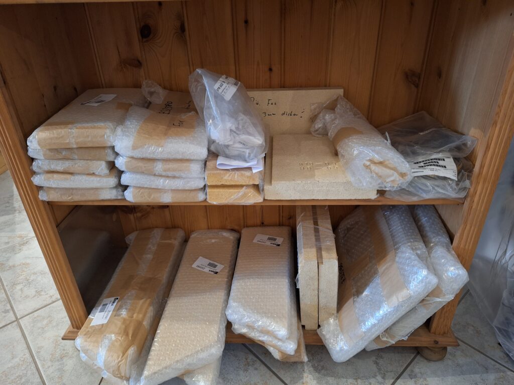 Schamottsteine für Rika Kaminofen